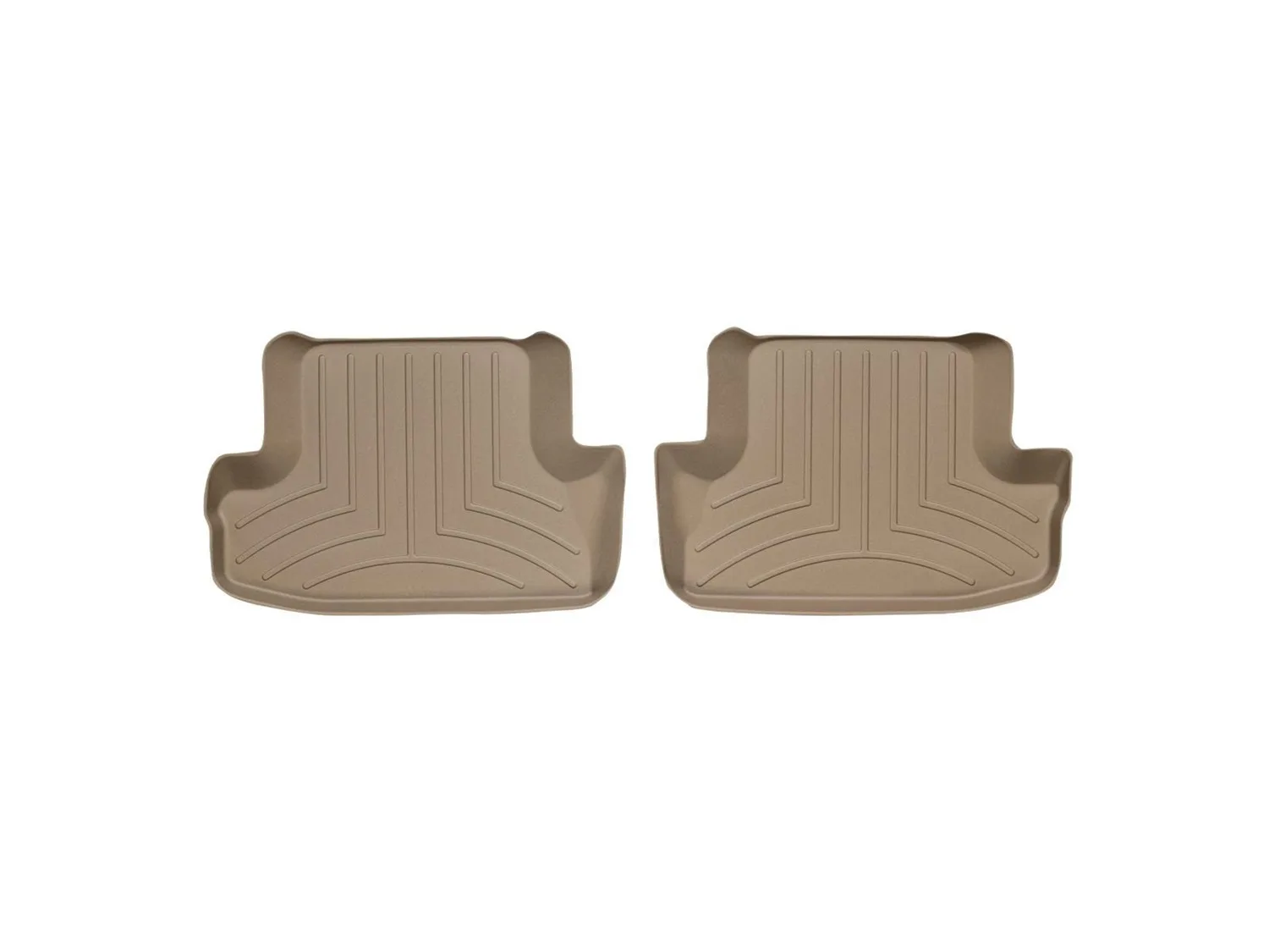 WeatherTech FloorLiner™ DigitalFit®; Tan; Rear; 2 Piece;