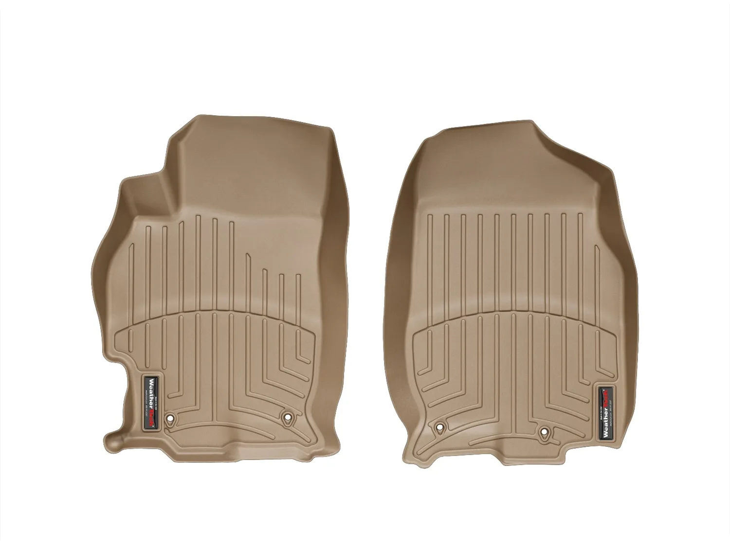 WeatherTech FloorLiner™ DigitalFit®; Tan; Front;