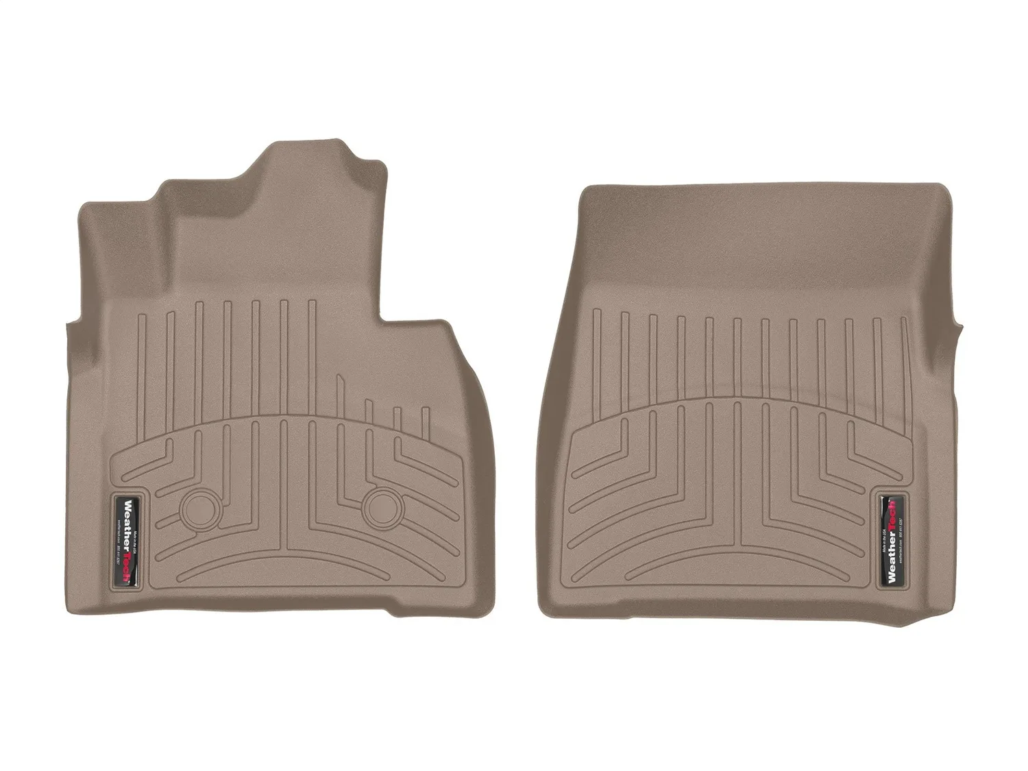 WeatherTech FloorLiner™ DigitalFit®; Tan; Front;