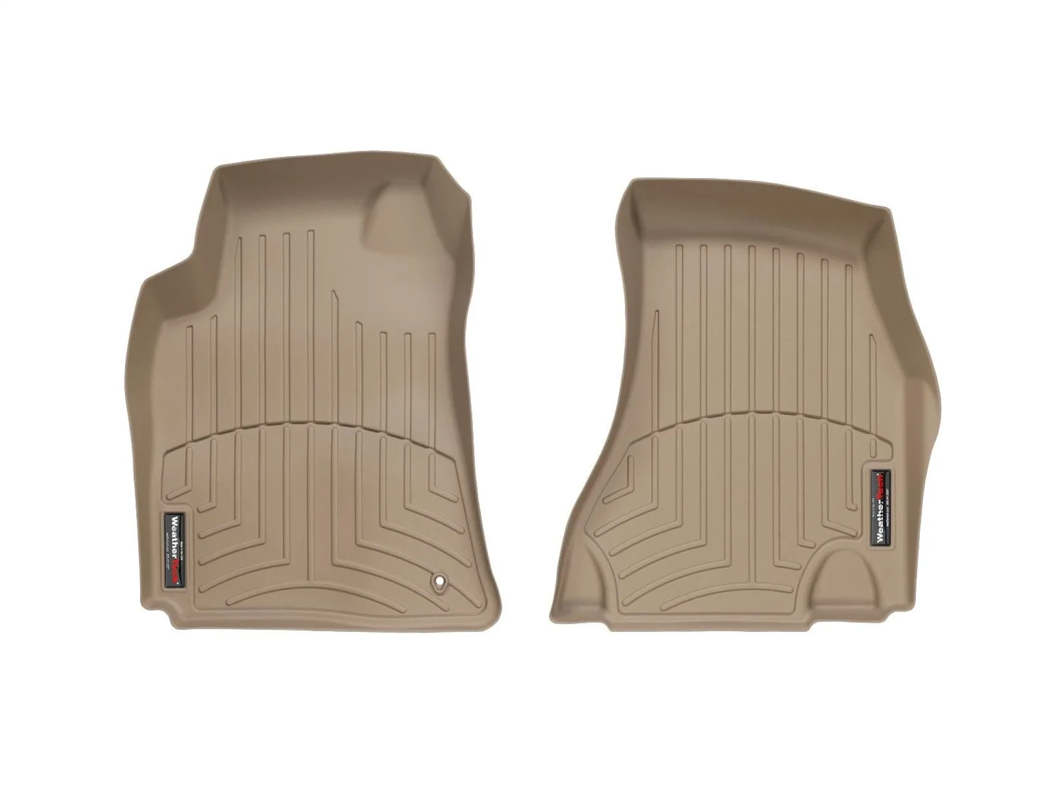 WeatherTech FloorLiner™ DigitalFit®; Tan; Front;