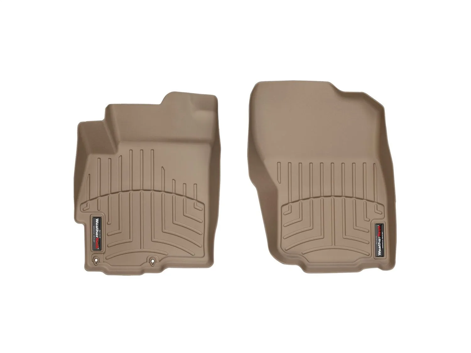 WeatherTech FloorLiner™ DigitalFit®; Tan; Front;