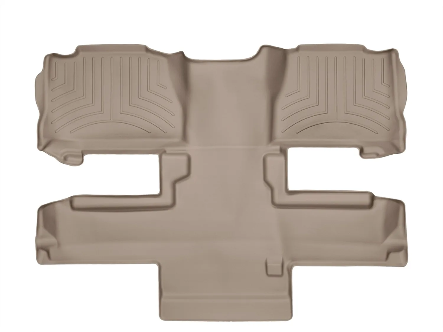 WeatherTech FloorLiner™ DigitalFit®; Tan; Rear;