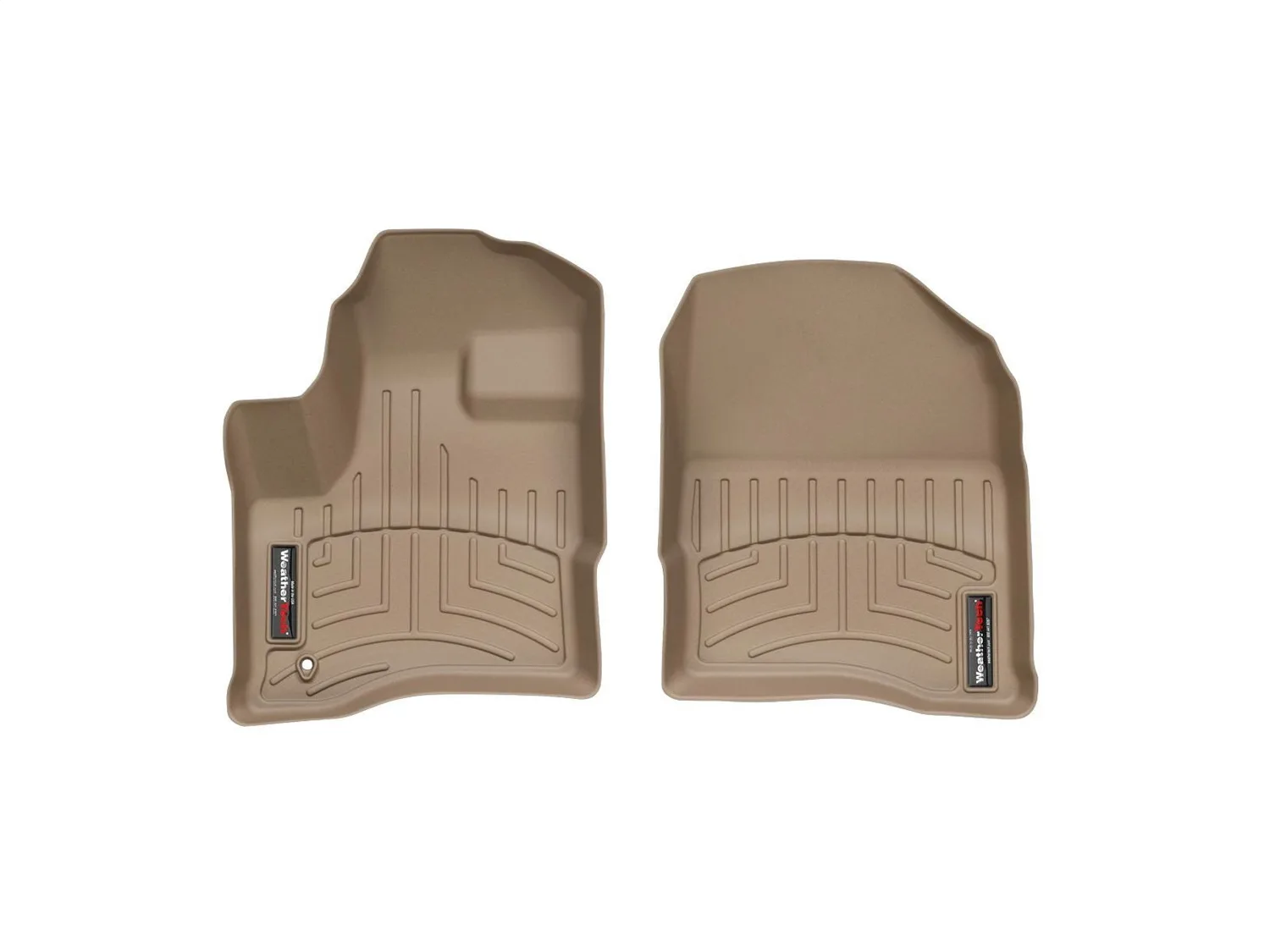 WeatherTech FloorLiner™ DigitalFit®; Tan; Front;