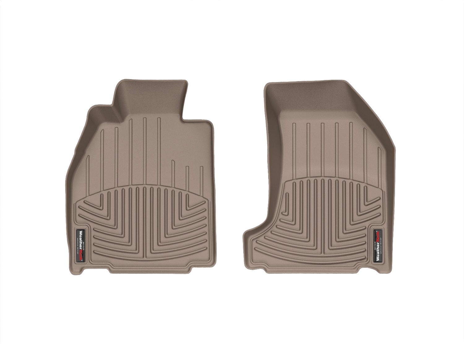WeatherTech FloorLiner™ DigitalFit®; Tan; Front;