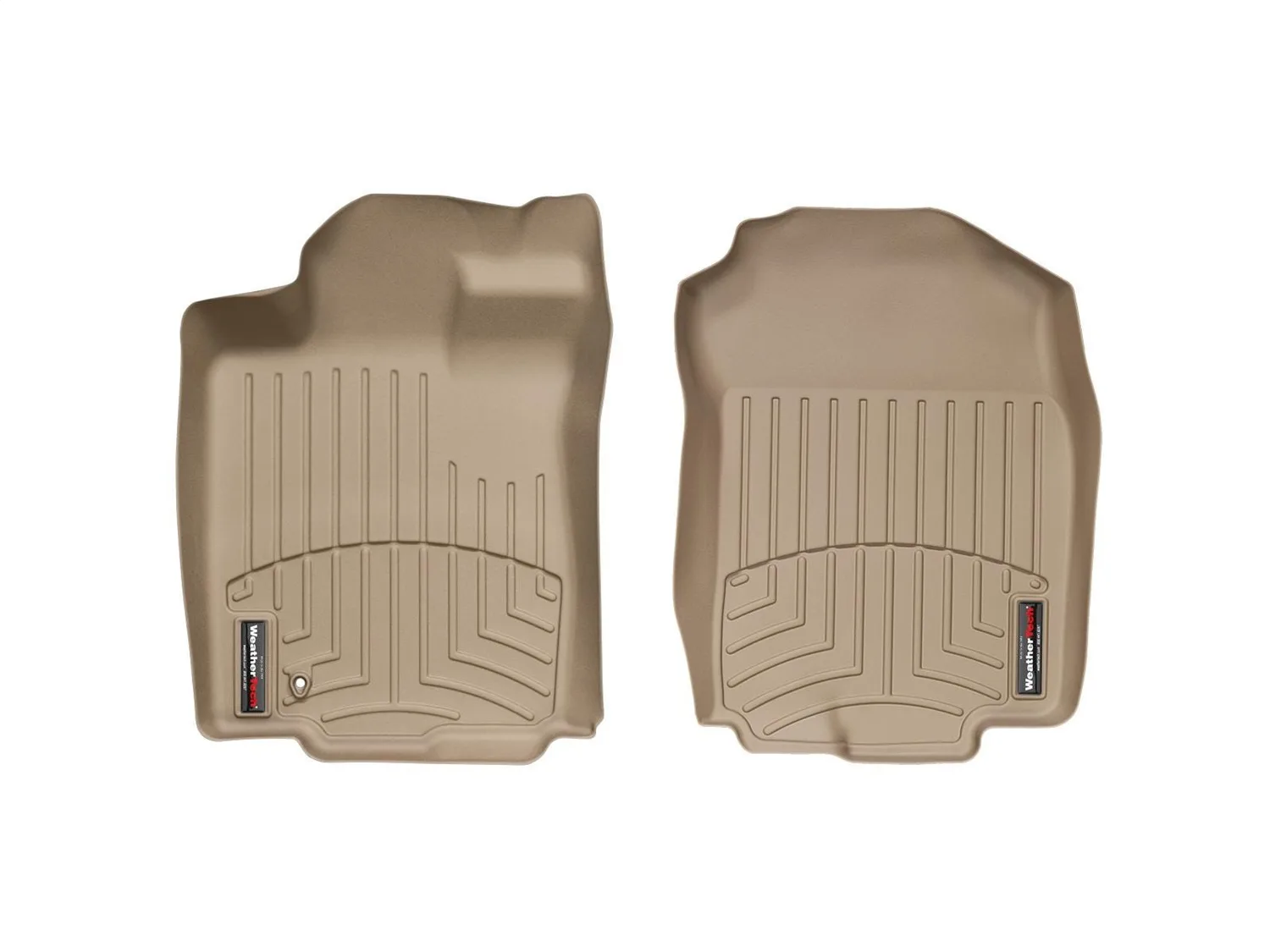 WeatherTech FloorLiner™ DigitalFit®; Tan; Front;