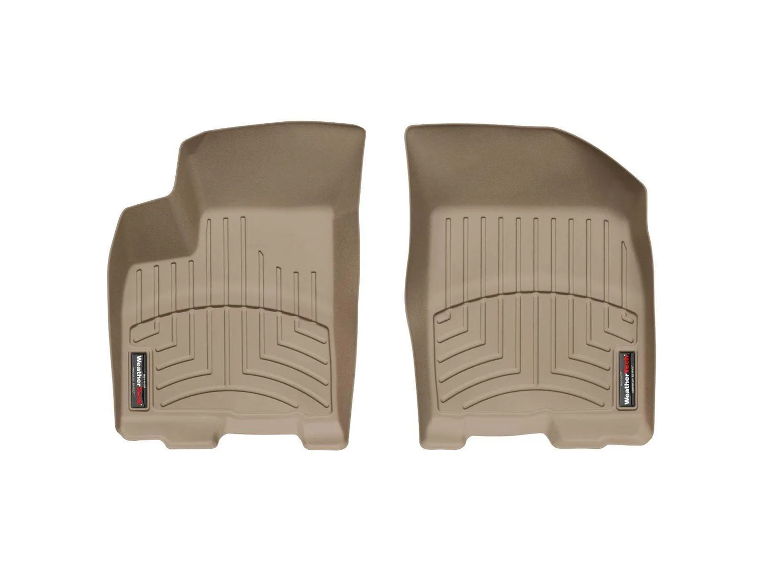 WeatherTech FloorLiner™ DigitalFit®; Tan; Front;