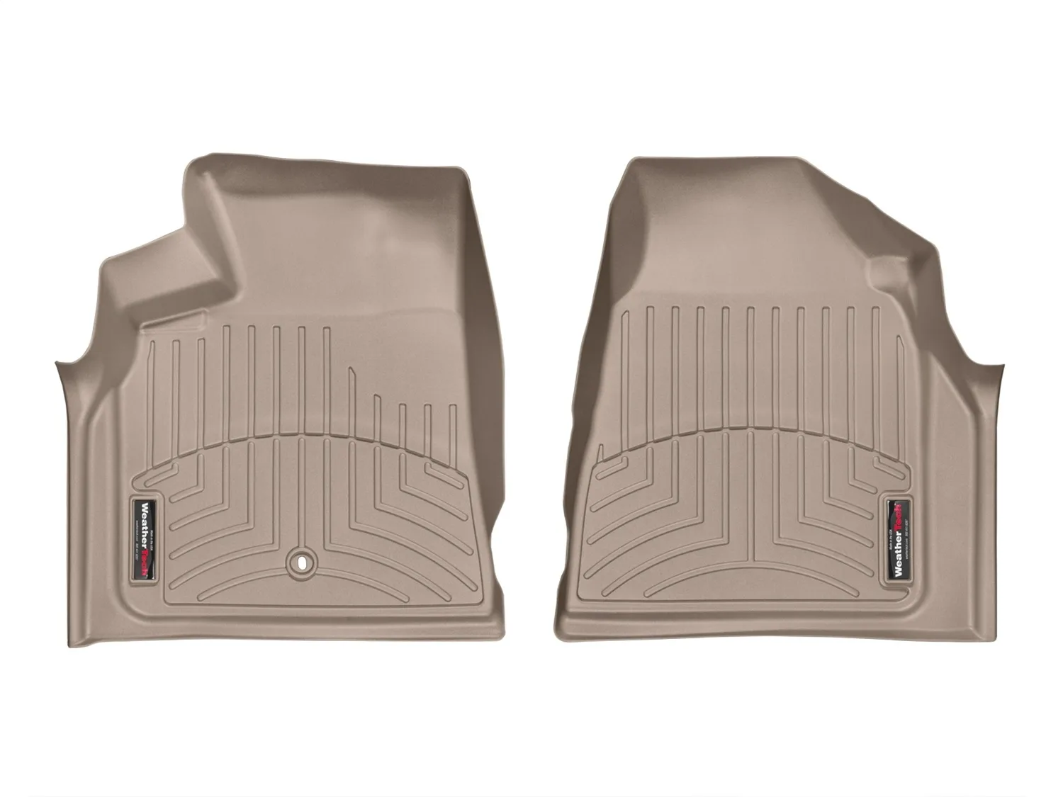 WeatherTech FloorLiner™ DigitalFit®; Tan; Front;