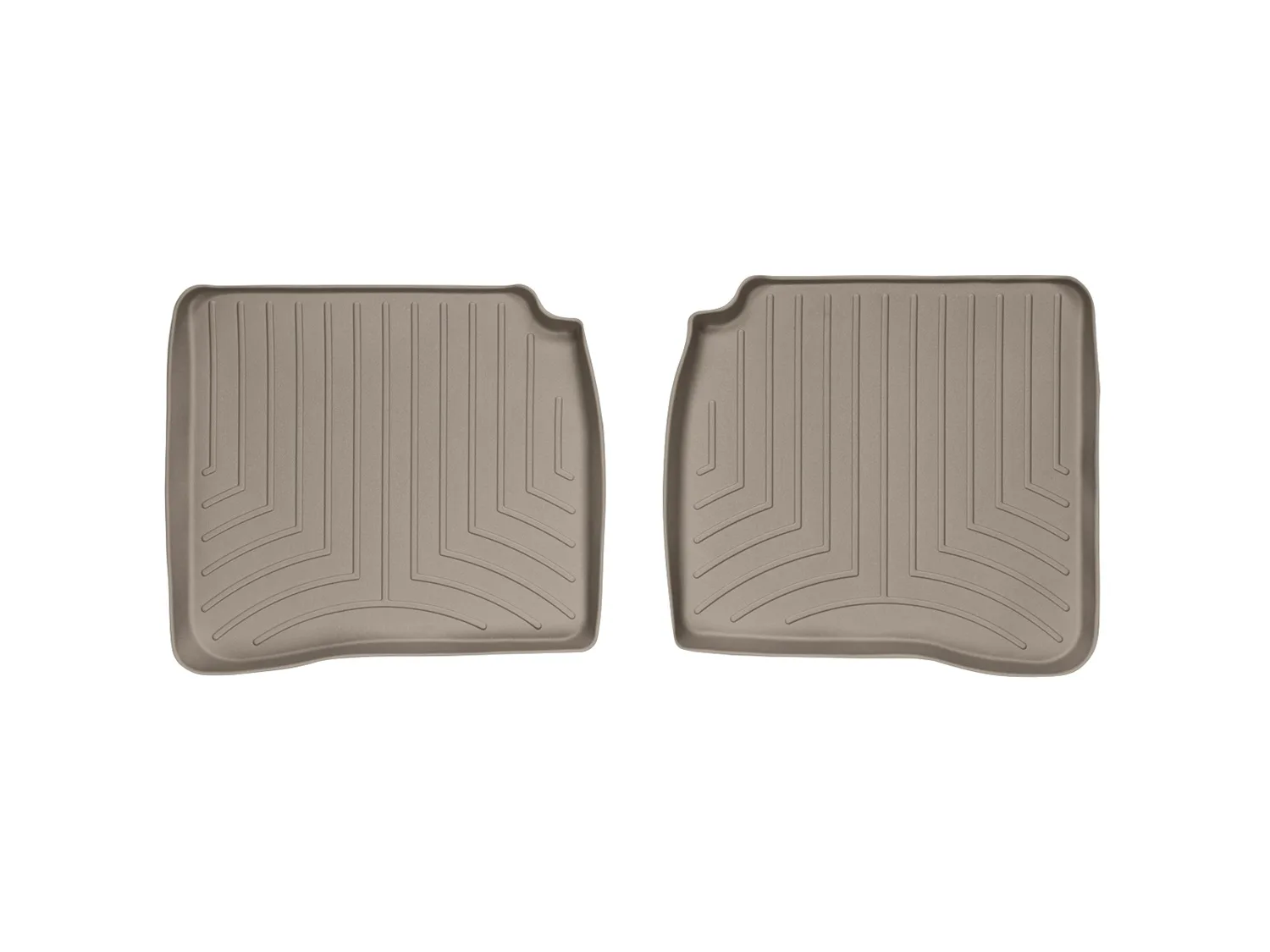 WeatherTech FloorLiner™ DigitalFit®; Tan; Rear; 2 Piece;