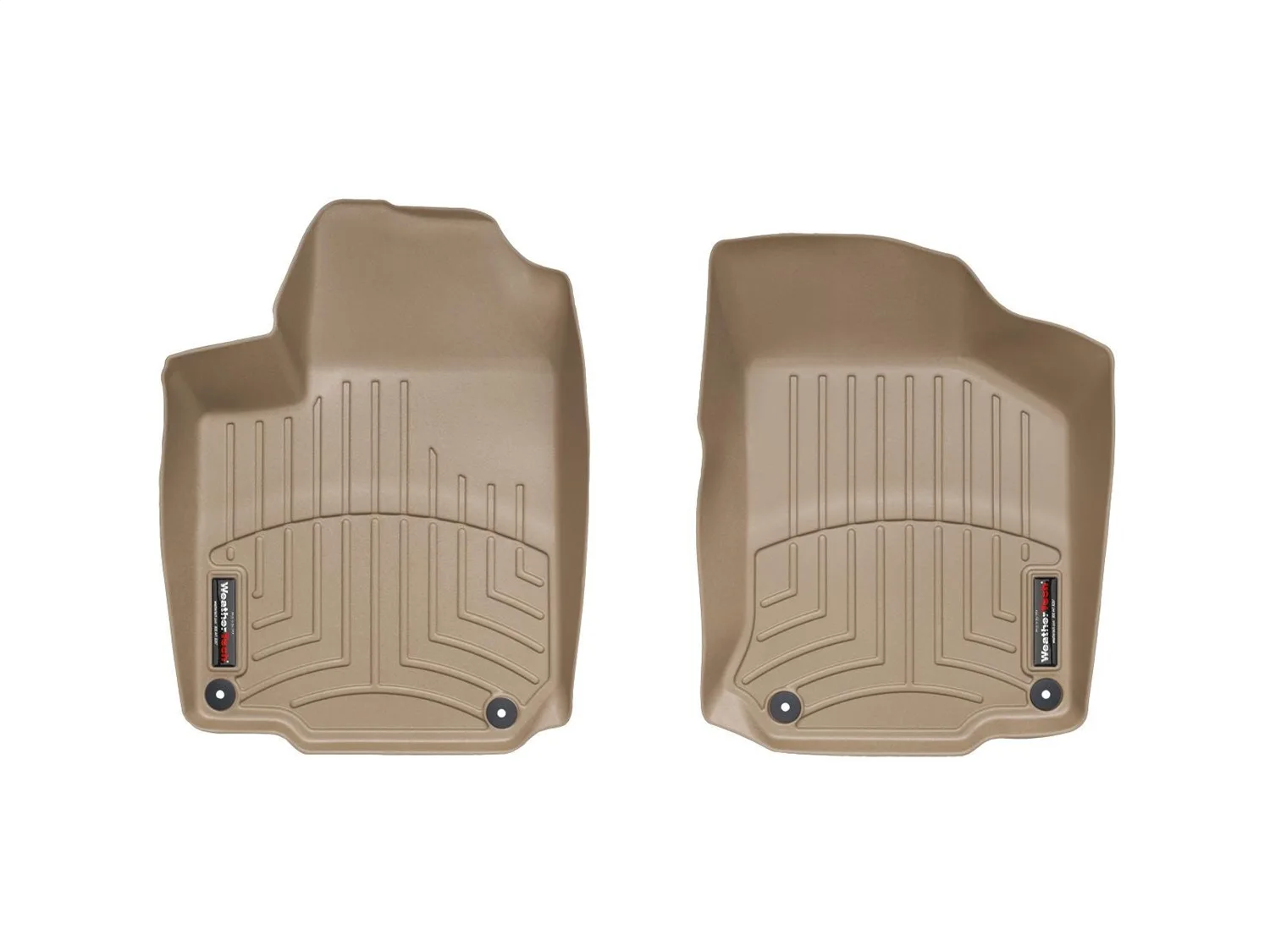 WeatherTech FloorLiner™ DigitalFit®; Tan; Front;
