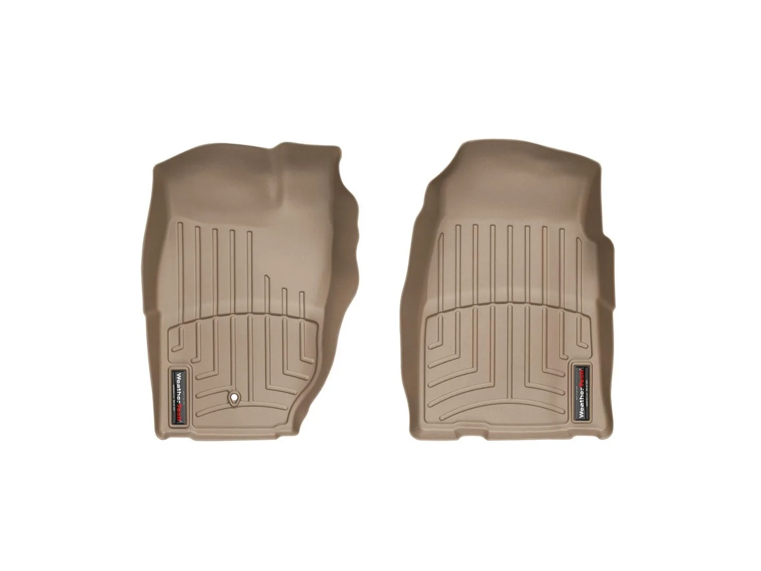 WeatherTech FloorLiner™ DigitalFit®; Tan; Front;