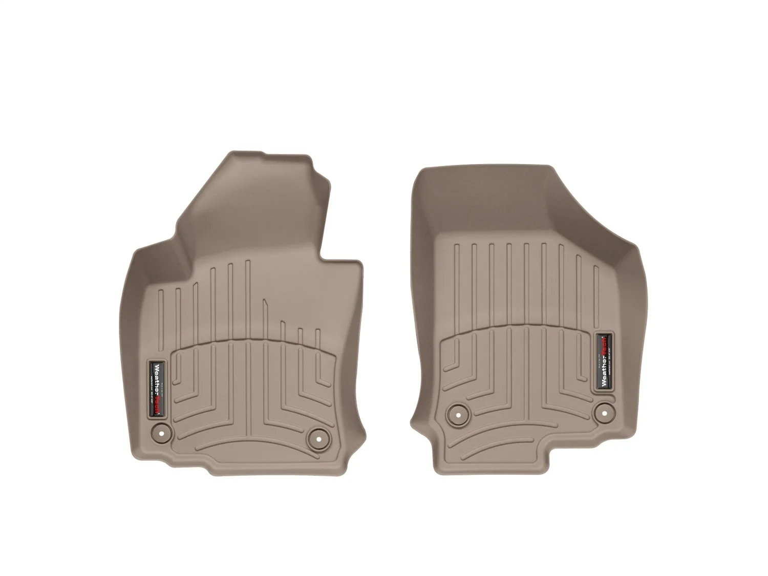 WeatherTech FloorLiner™ DigitalFit®; Tan; Front;