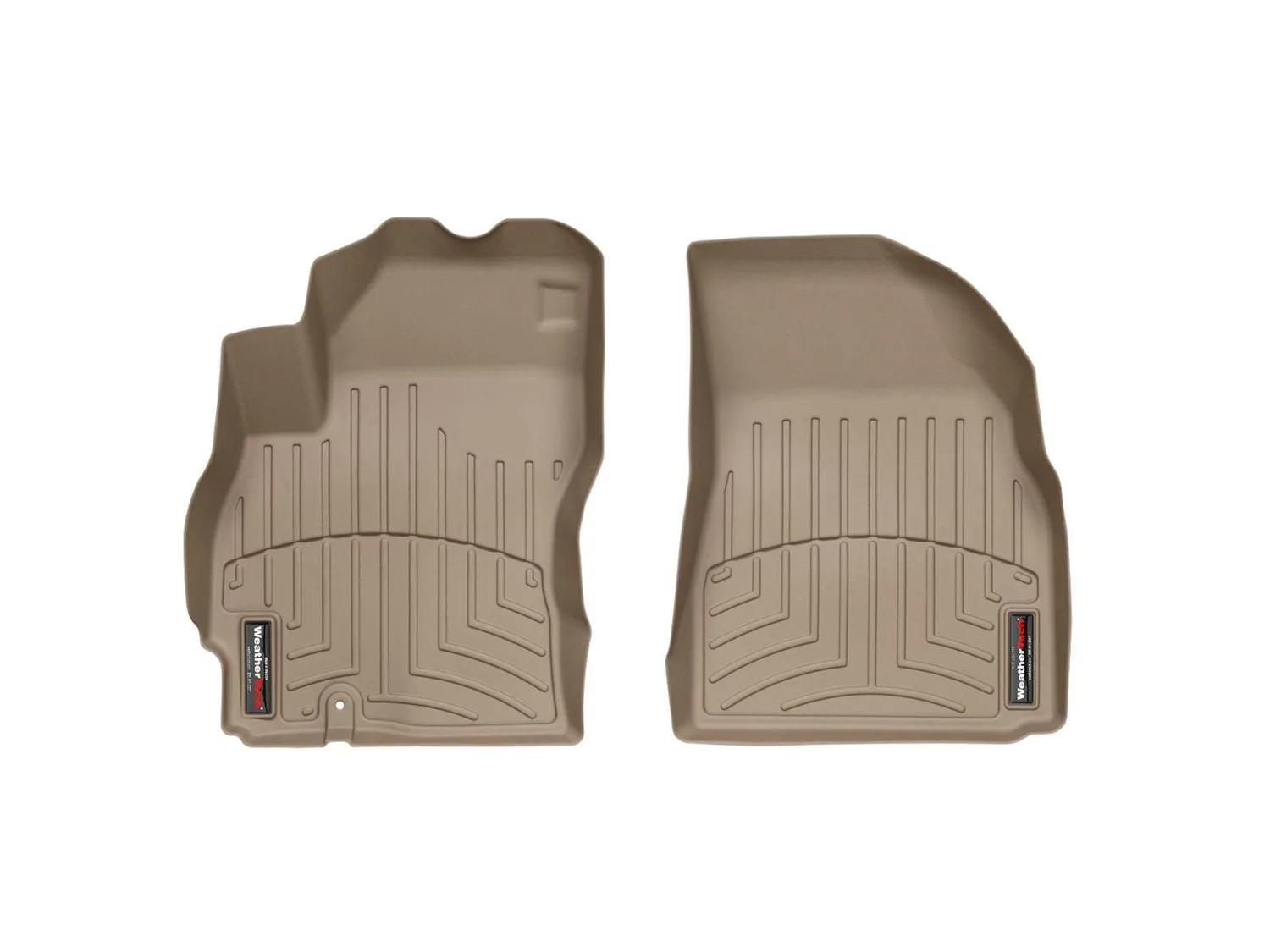 WeatherTech FloorLiner™ DigitalFit®; Tan; Front;