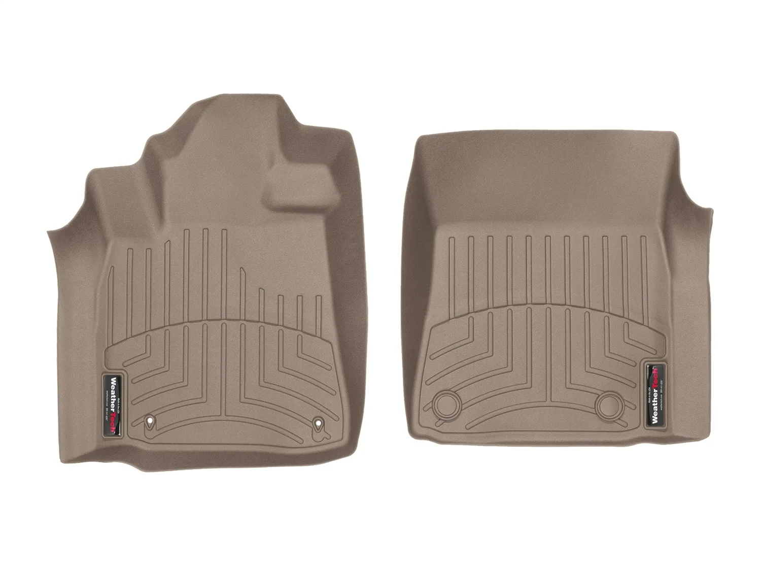 WeatherTech FloorLiner™ DigitalFit®; Tan; Front;