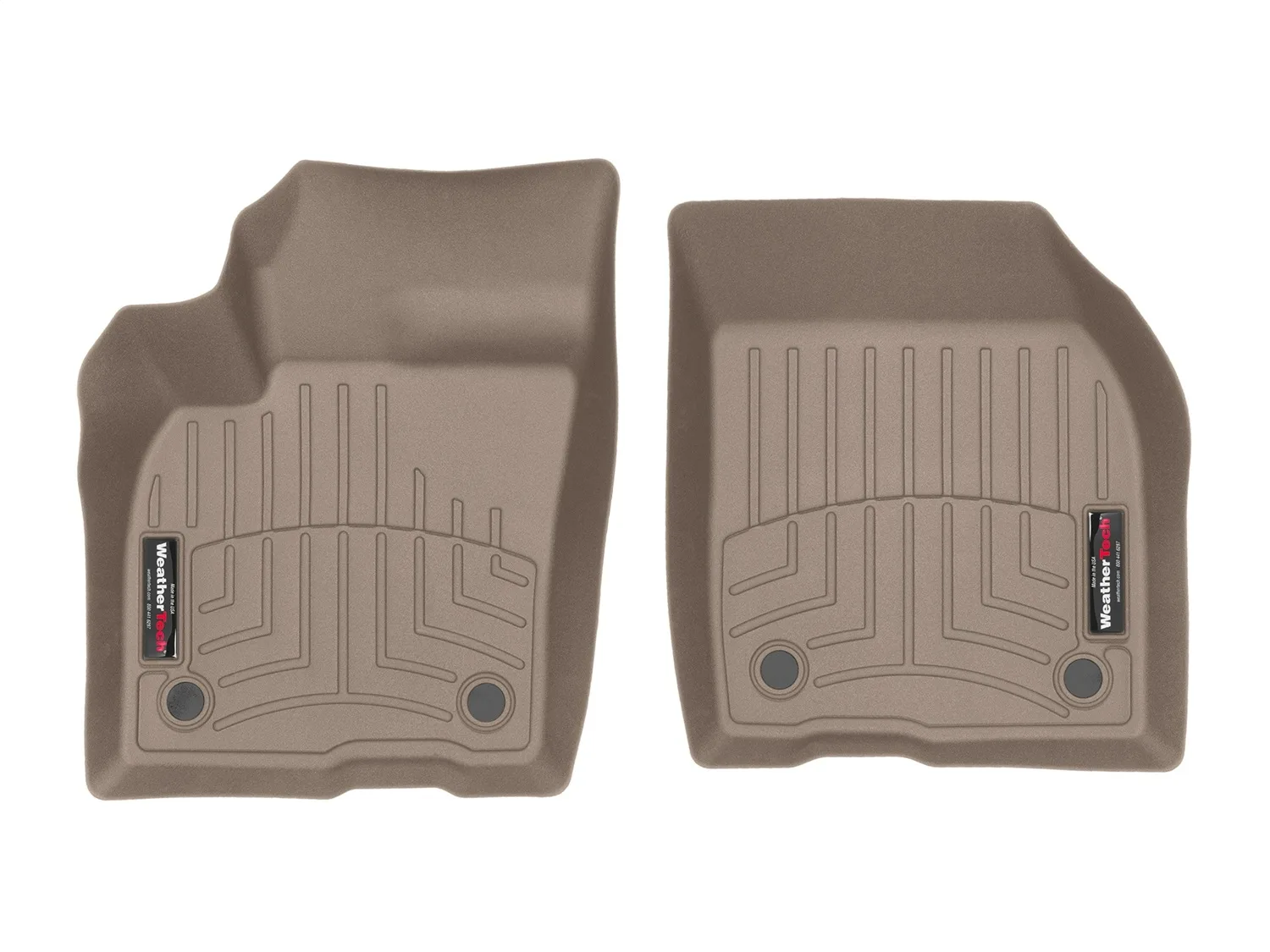 WeatherTech FloorLiner™ DigitalFit®; Tan; Front;