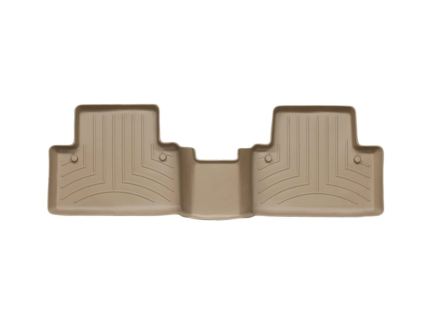 WeatherTech FloorLiner™ DigitalFit®; Tan; Rear;