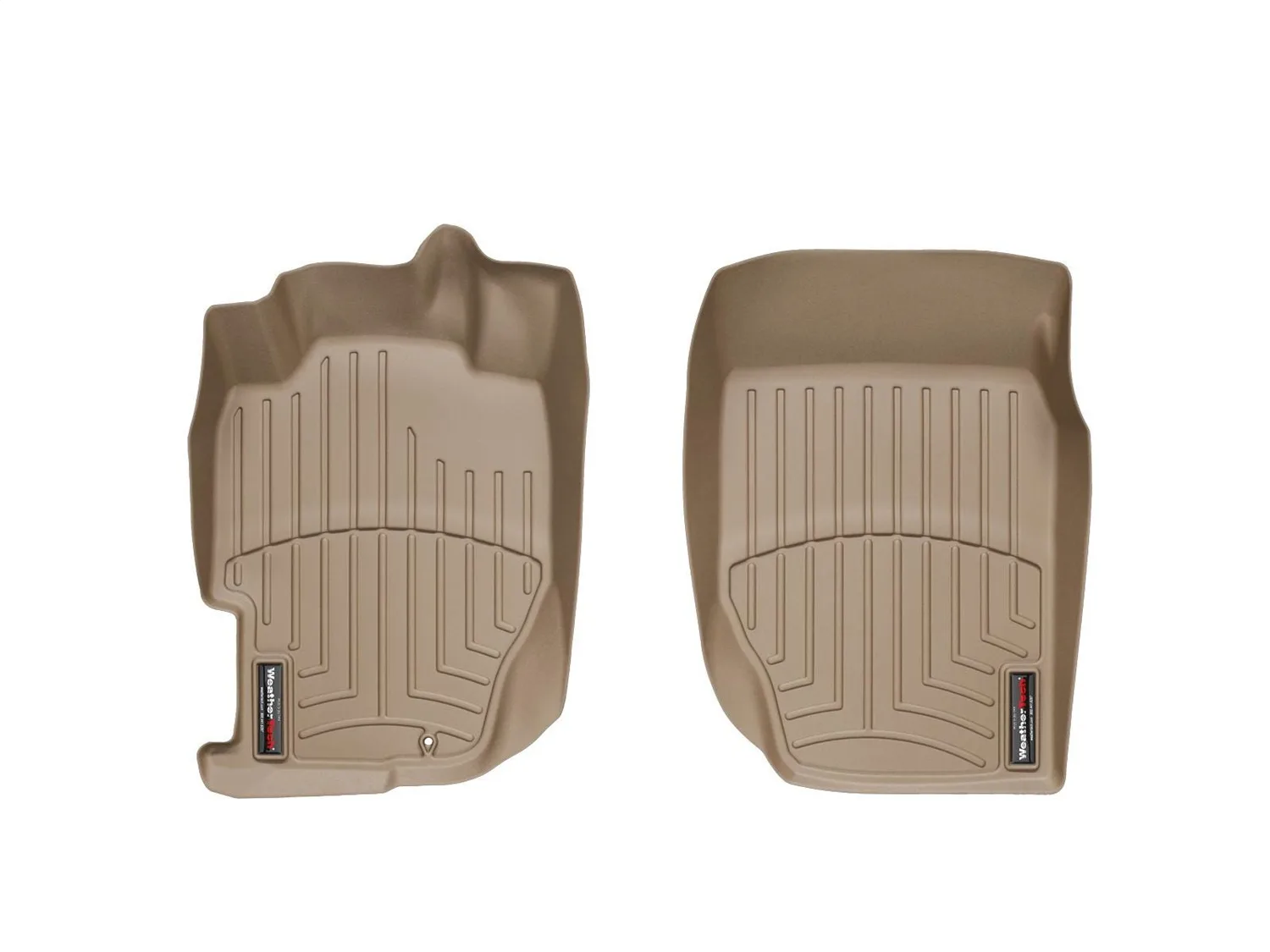 WeatherTech FloorLiner™ DigitalFit®; Tan; Front;