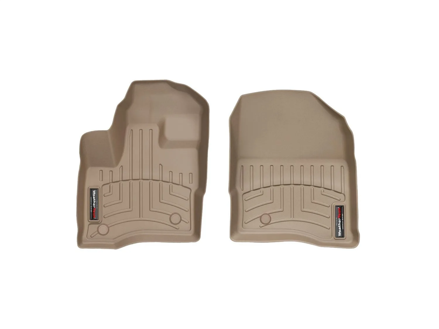 WeatherTech FloorLiner™ DigitalFit®; Tan; Front;