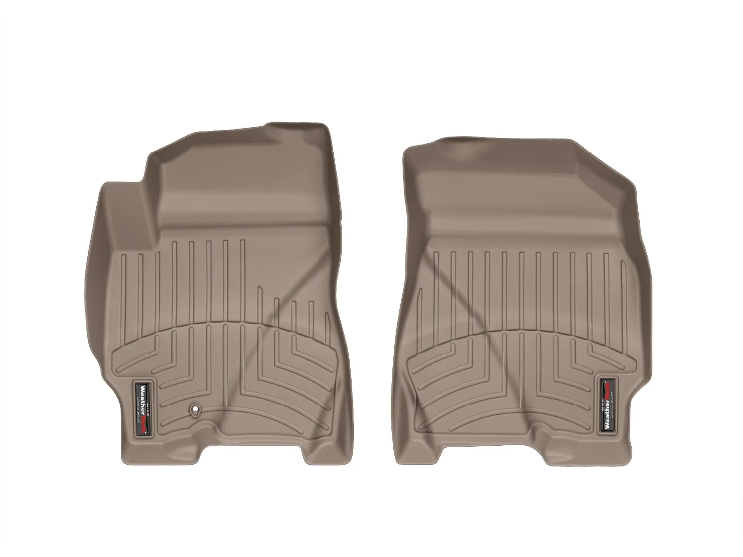WeatherTech FloorLiner™ DigitalFit®; Tan; Front;