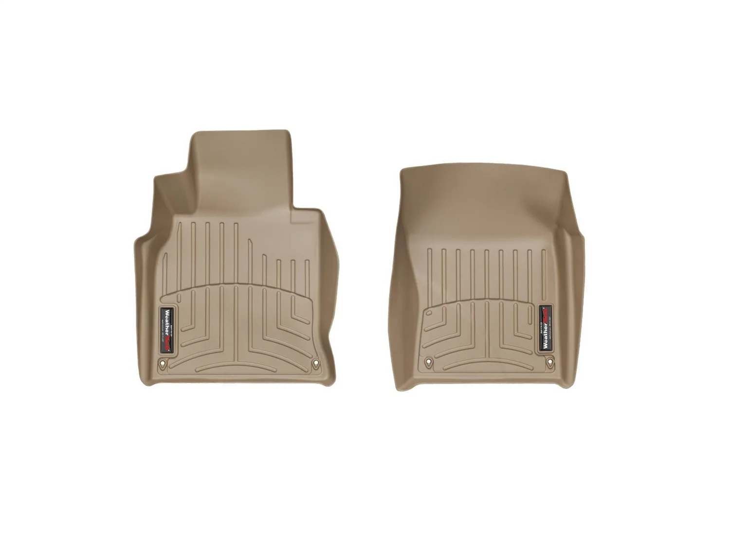 WeatherTech FloorLiner™ DigitalFit®; Tan; Front;