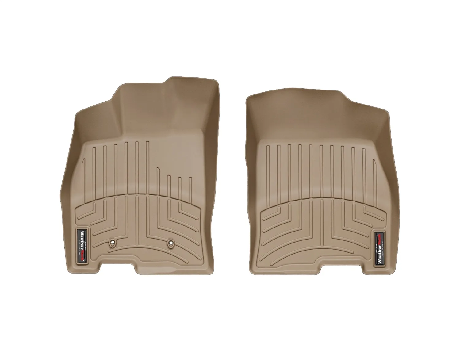 WeatherTech FloorLiner™ DigitalFit®; Tan; Front;