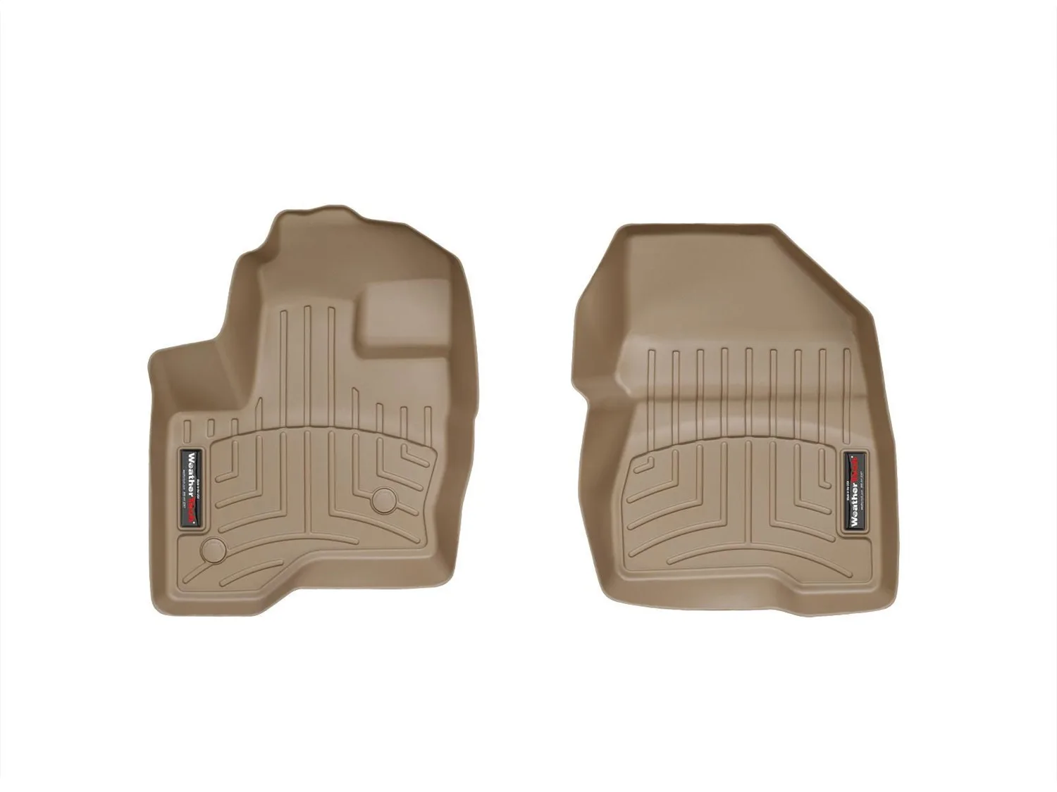 WeatherTech FloorLiner™ DigitalFit®; Tan; Front;