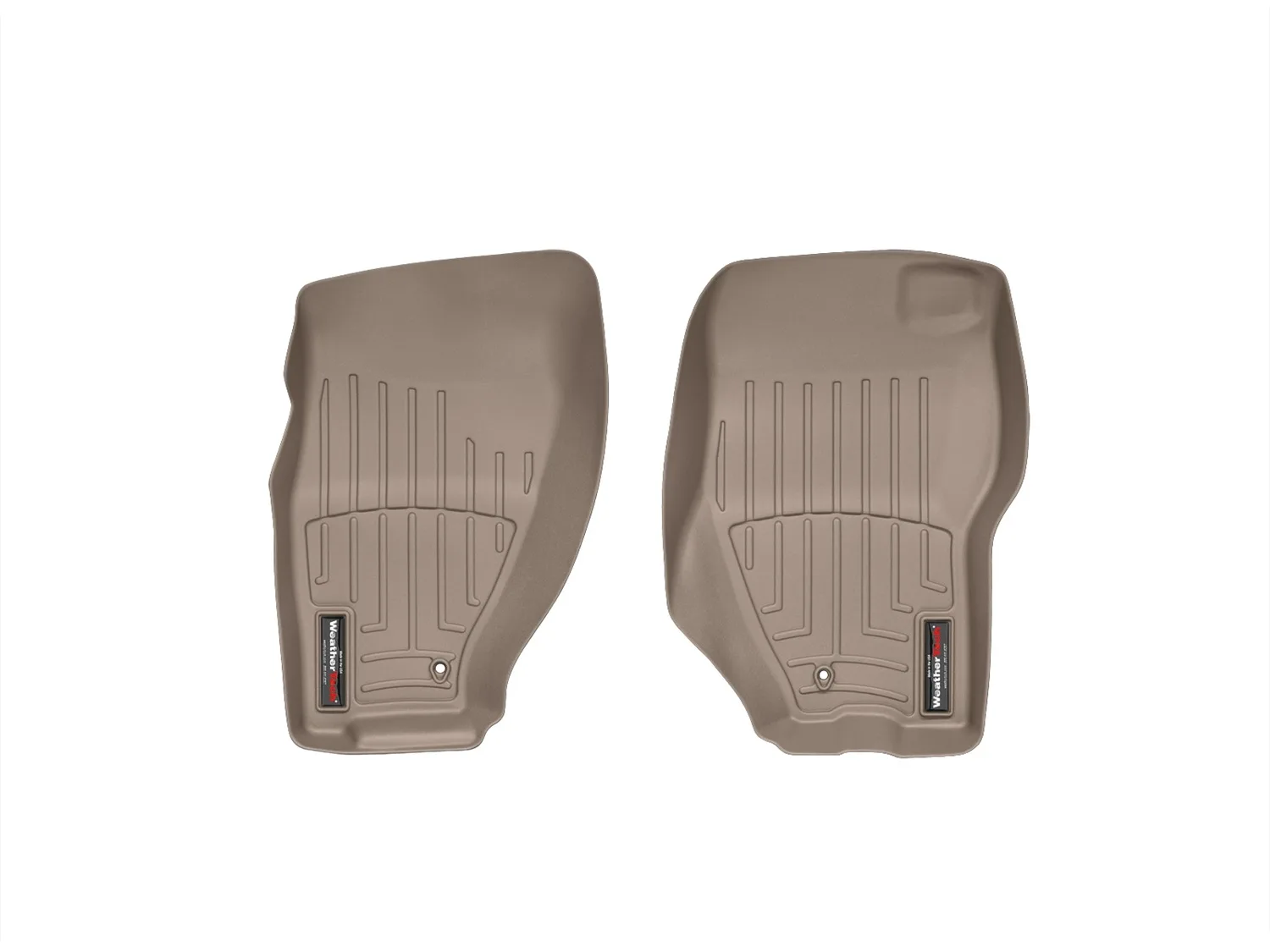 WeatherTech FloorLiner™ DigitalFit®; Tan; Front;