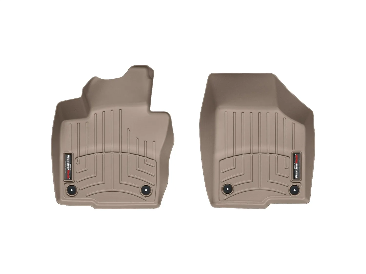 WeatherTech FloorLiner™ DigitalFit®; Tan; Front;