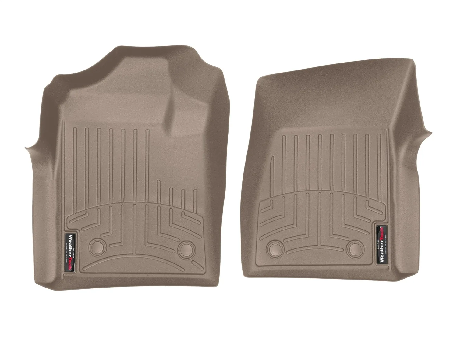 WeatherTech FloorLiner™ DigitalFit®; Tan; Front;