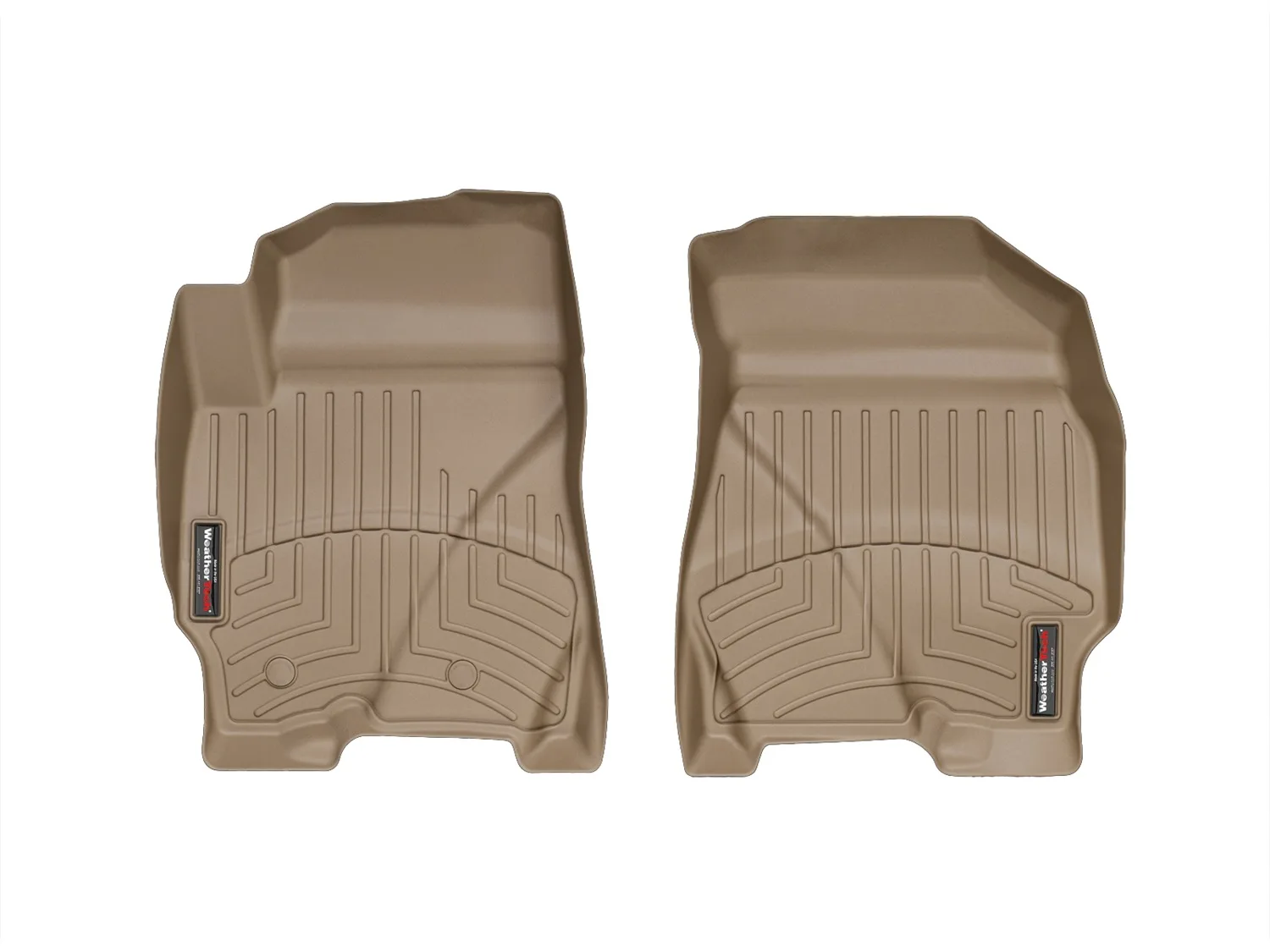 WeatherTech FloorLiner™ DigitalFit®; Tan; Front;