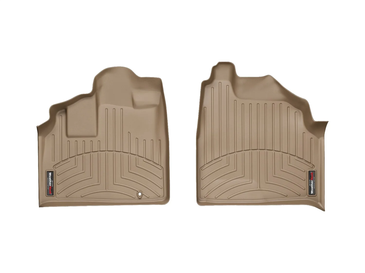 WeatherTech FloorLiner™ DigitalFit®; Tan; Front;