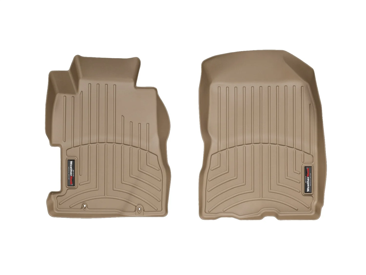 WeatherTech FloorLiner™ DigitalFit®; Tan; Front;