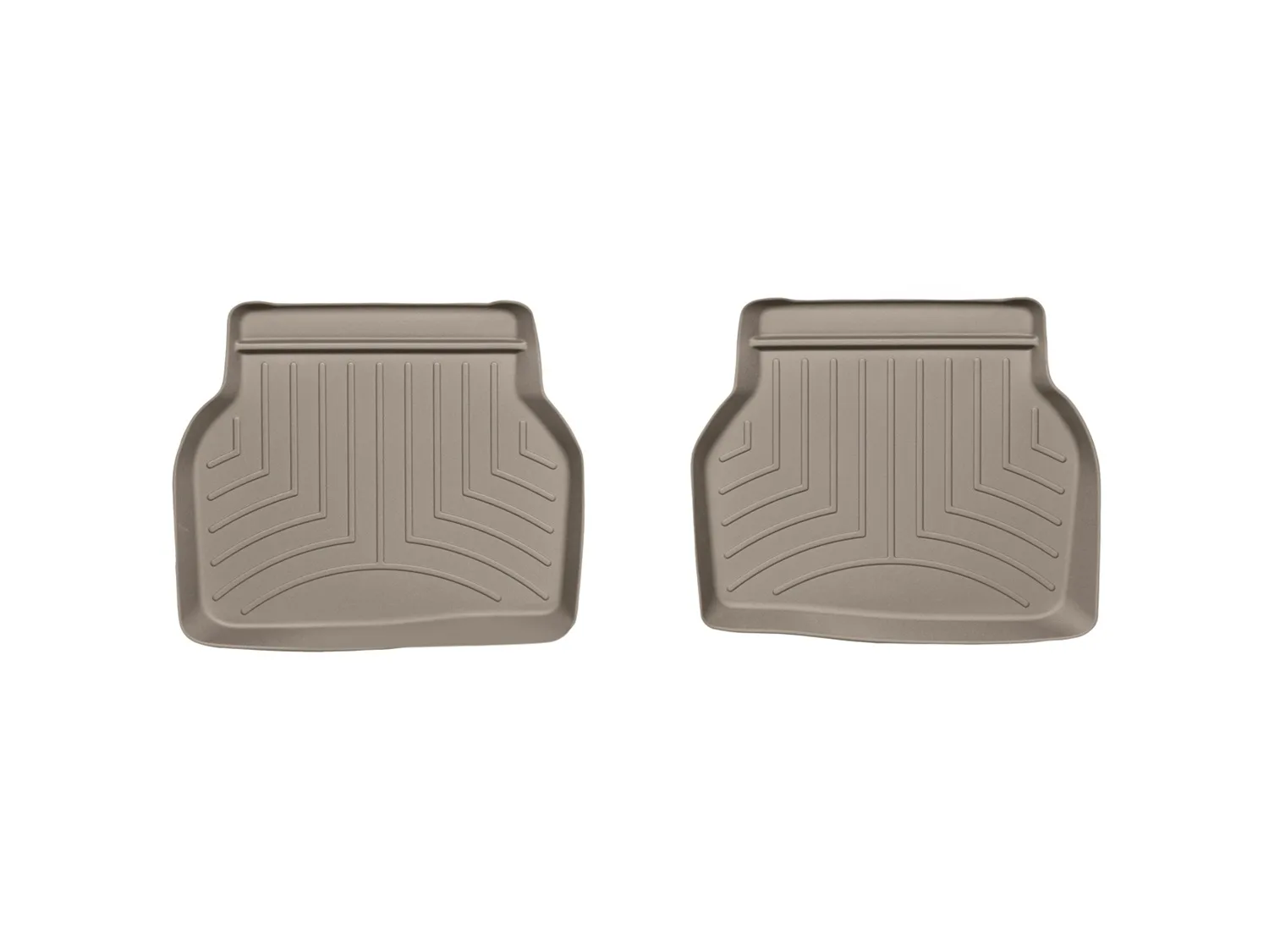 WeatherTech FloorLiner™ DigitalFit®; Tan; Rear; 2 Piece;
