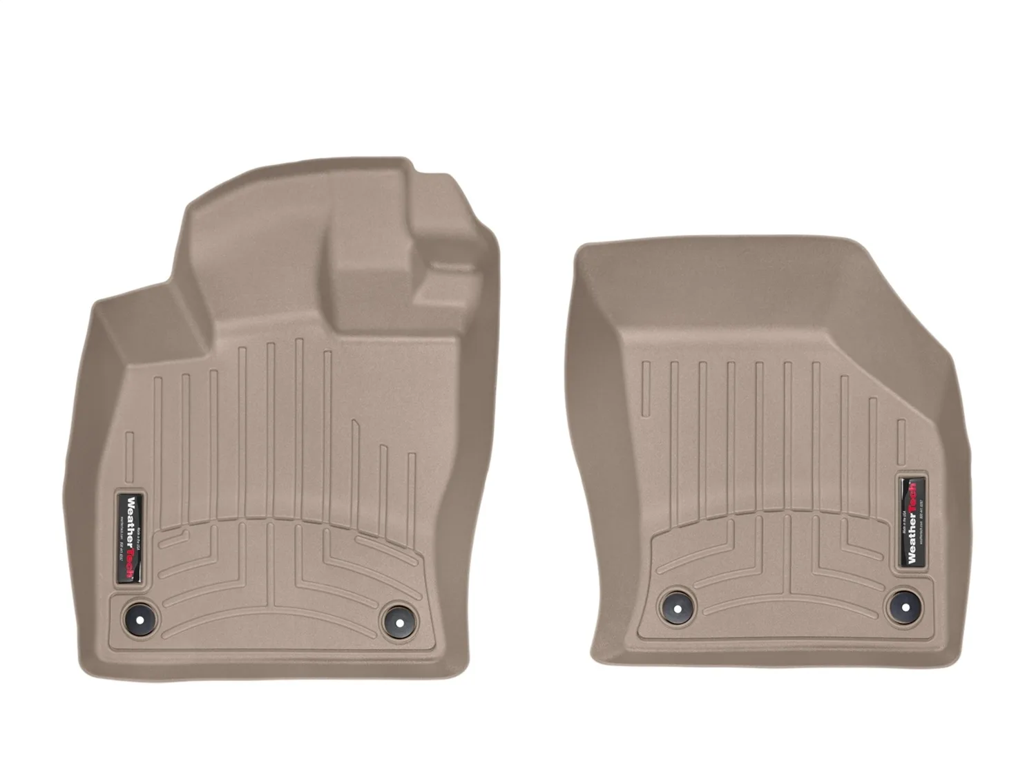 WeatherTech FloorLiner™ DigitalFit®; Tan; Front;