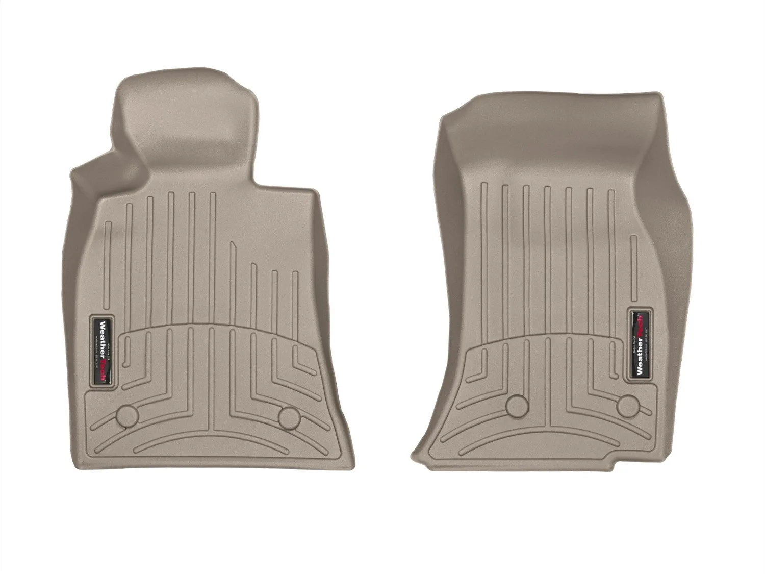 WeatherTech FloorLiner™ DigitalFit®; Tan; Front;