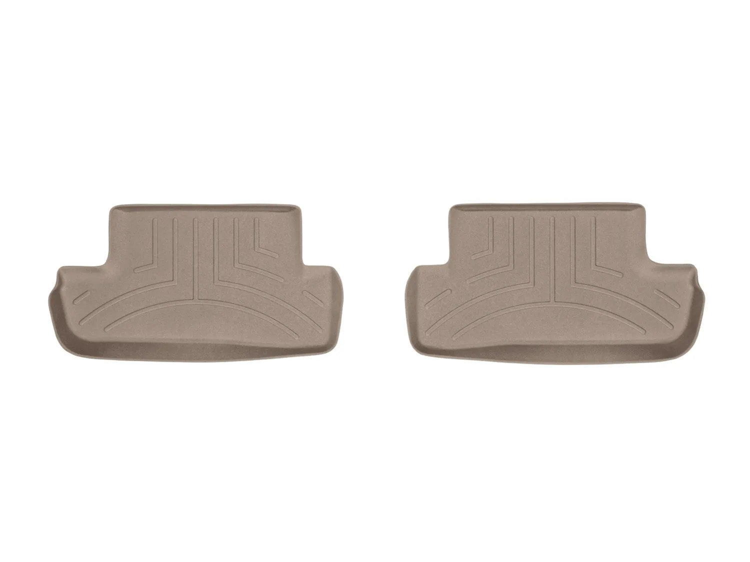 WeatherTech FloorLiner™ DigitalFit®; Tan; Rear;