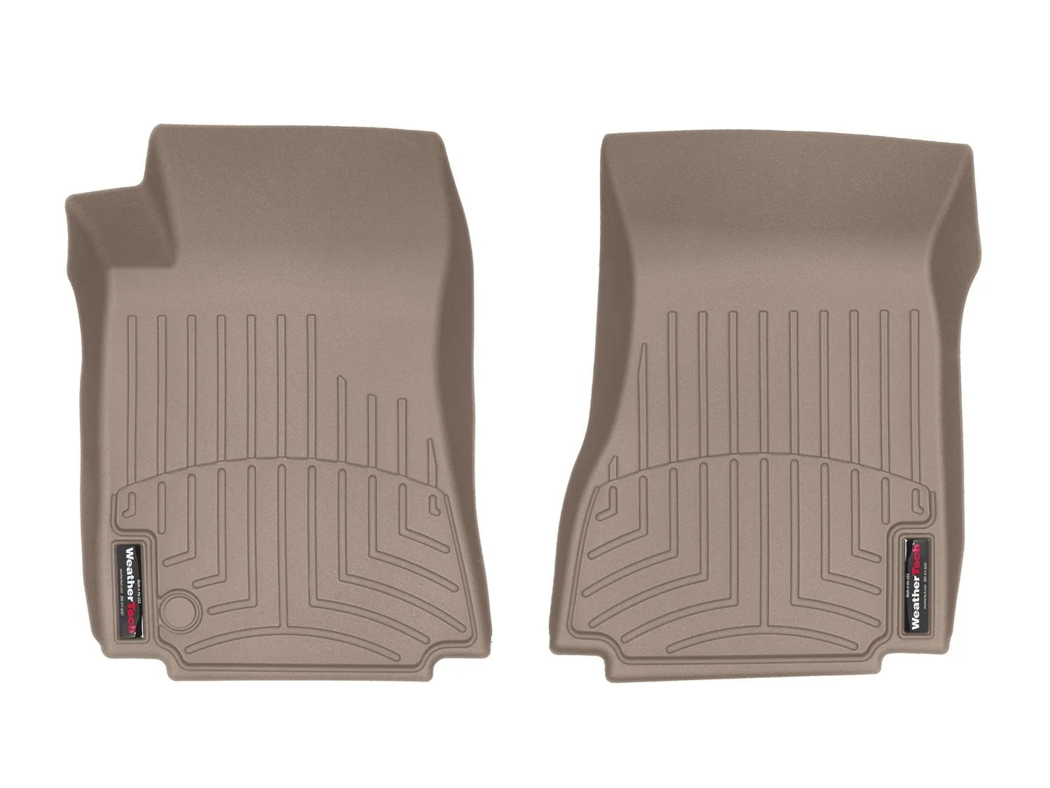 WeatherTech FloorLiner™ DigitalFit®; Tan; Front;