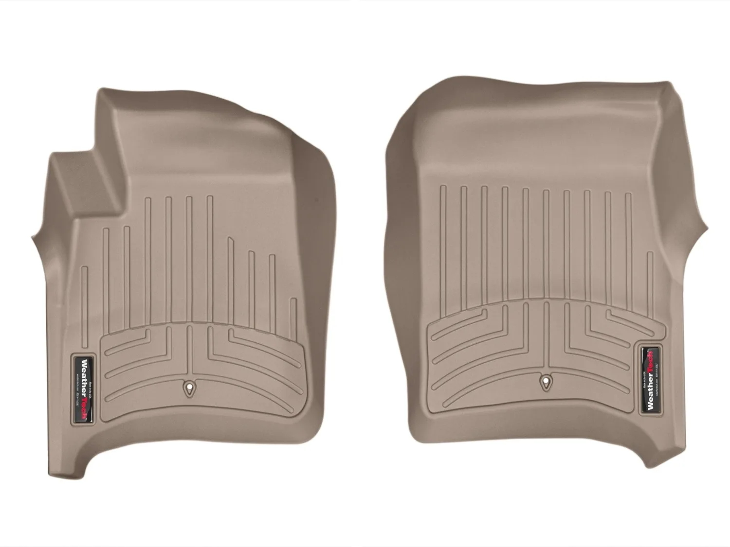 WeatherTech FloorLiner™ DigitalFit®; Tan; Front;