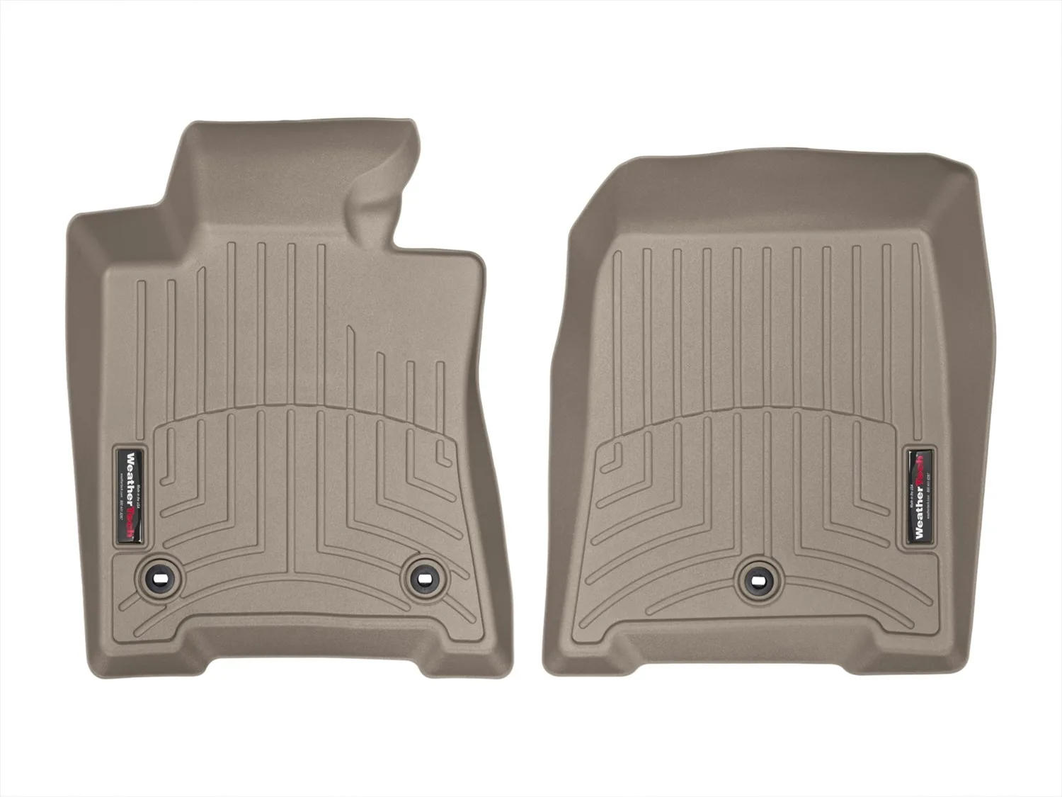 WeatherTech FloorLiner™ DigitalFit®; Tan; Front;