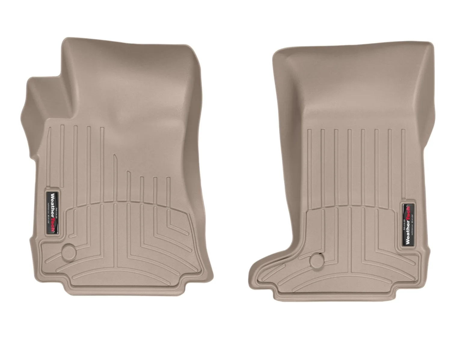 WeatherTech FloorLiner™ DigitalFit®; Tan; Front;