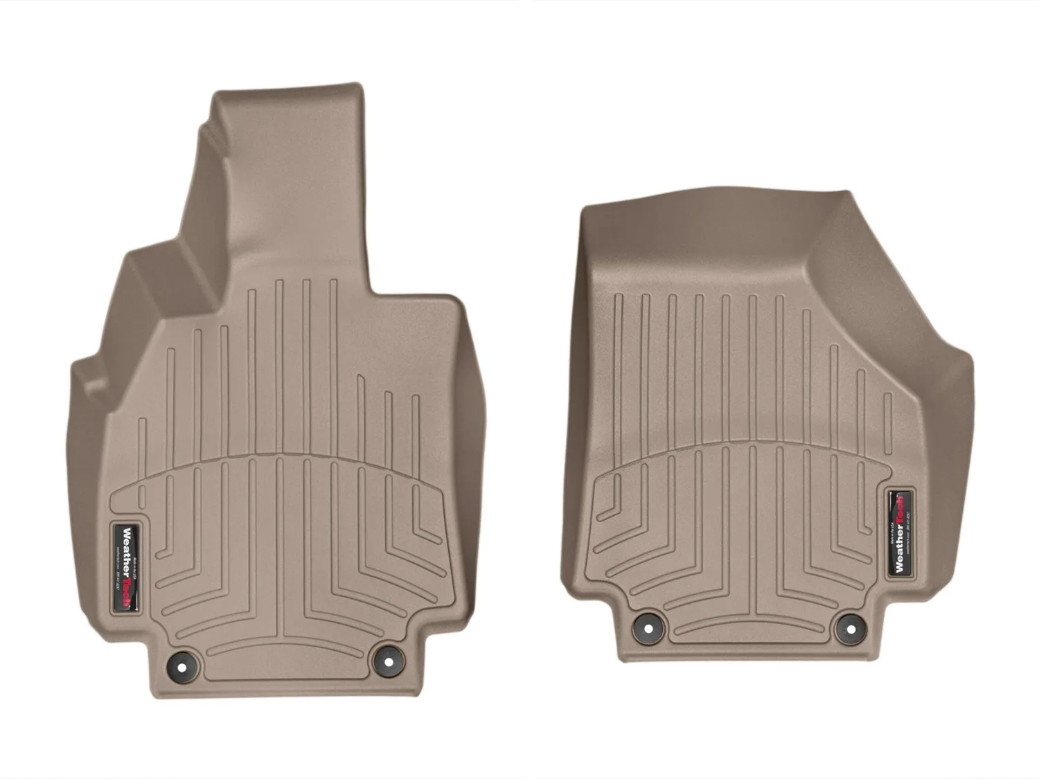 WeatherTech FloorLiner™ DigitalFit®; Tan; Front;