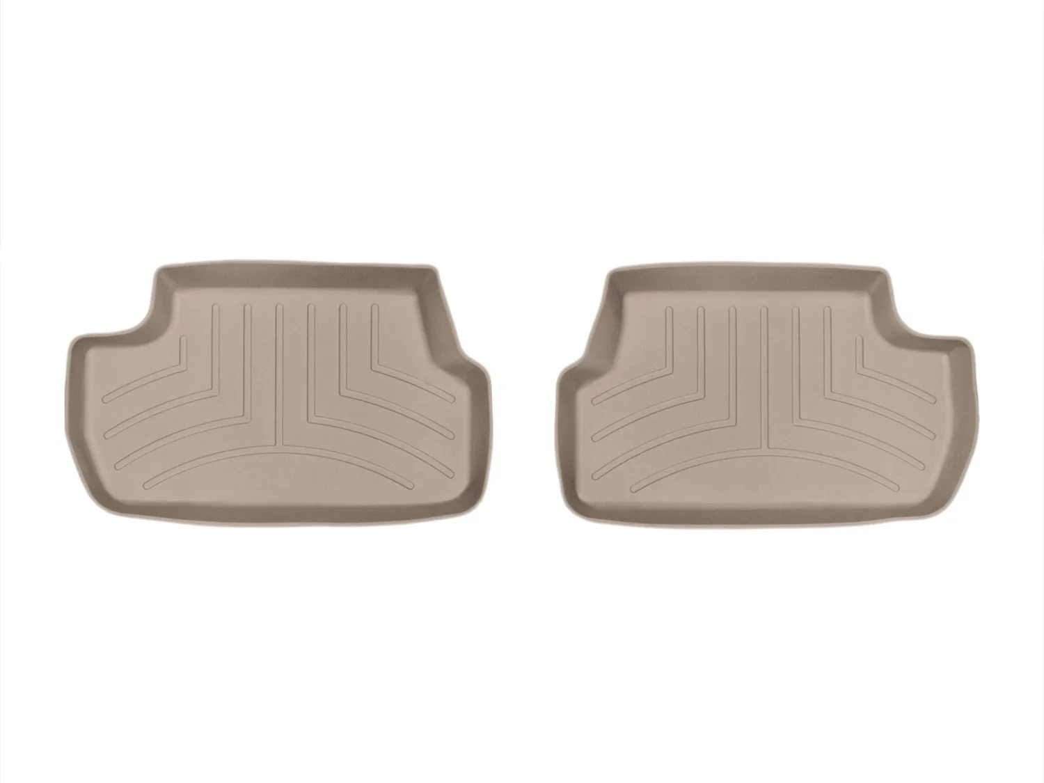 WeatherTech FloorLiner™ DigitalFit®; Tan; Rear;