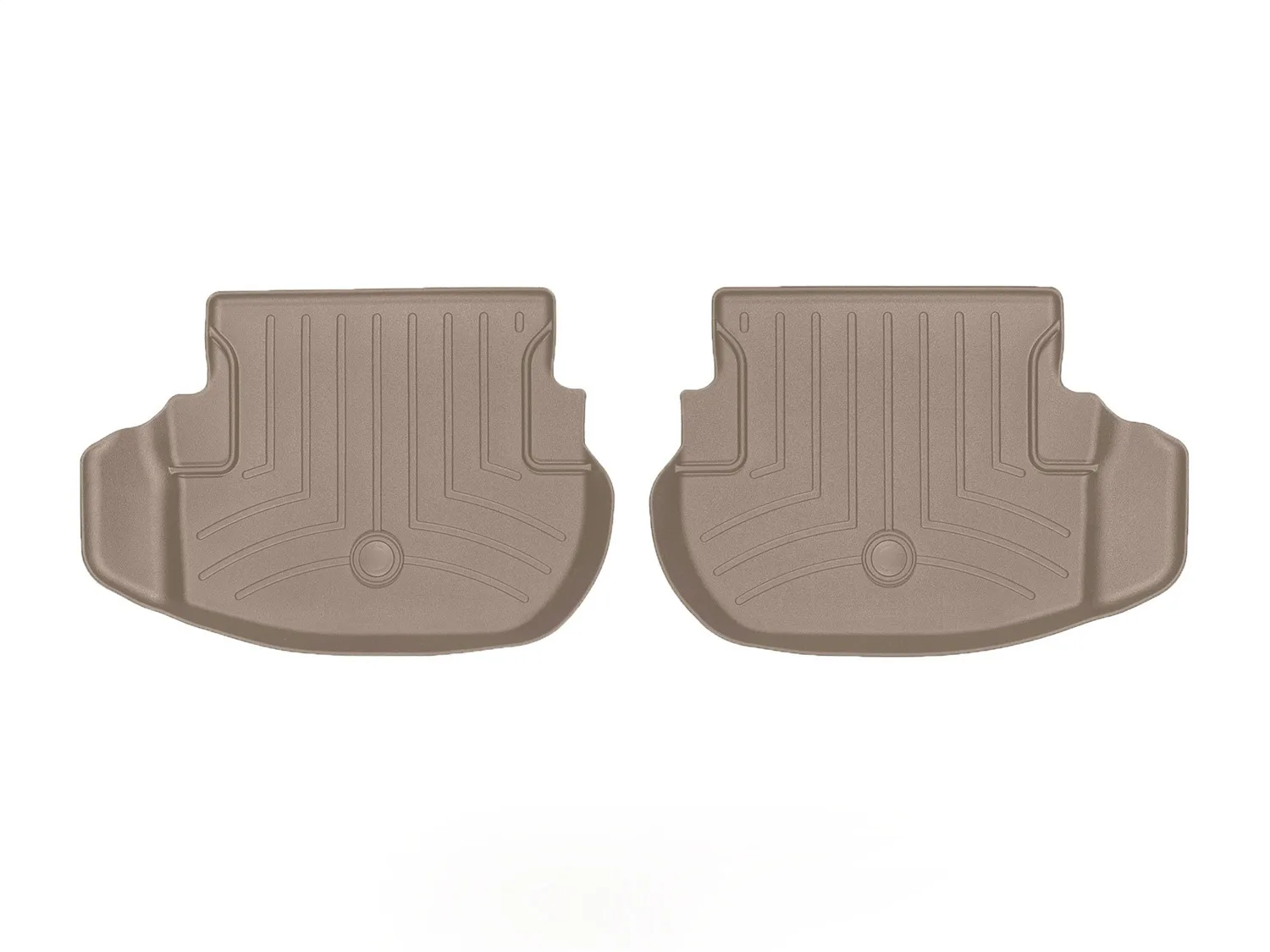 WeatherTech FloorLiner™ DigitalFit®; Tan; Rear;
