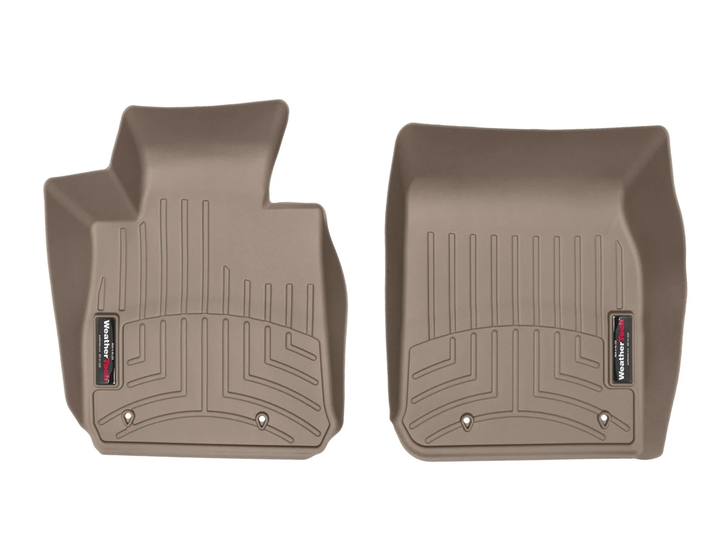 WeatherTech FloorLiner™ DigitalFit®; Tan; Front;