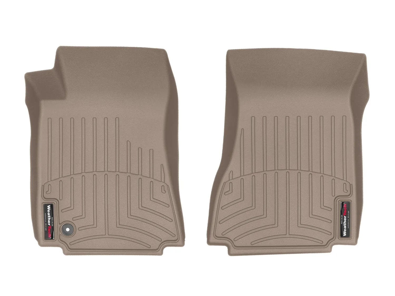WeatherTech FloorLiner™ DigitalFit®; Tan; Front;
