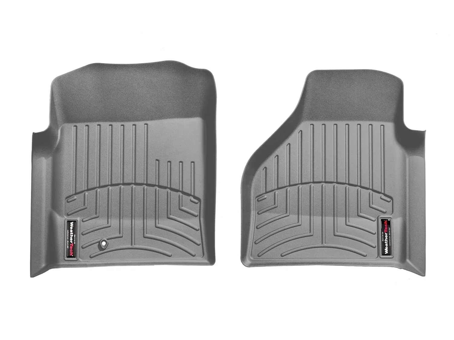 WeatherTech FloorLiner™ DigitalFit®; Gray; Front;