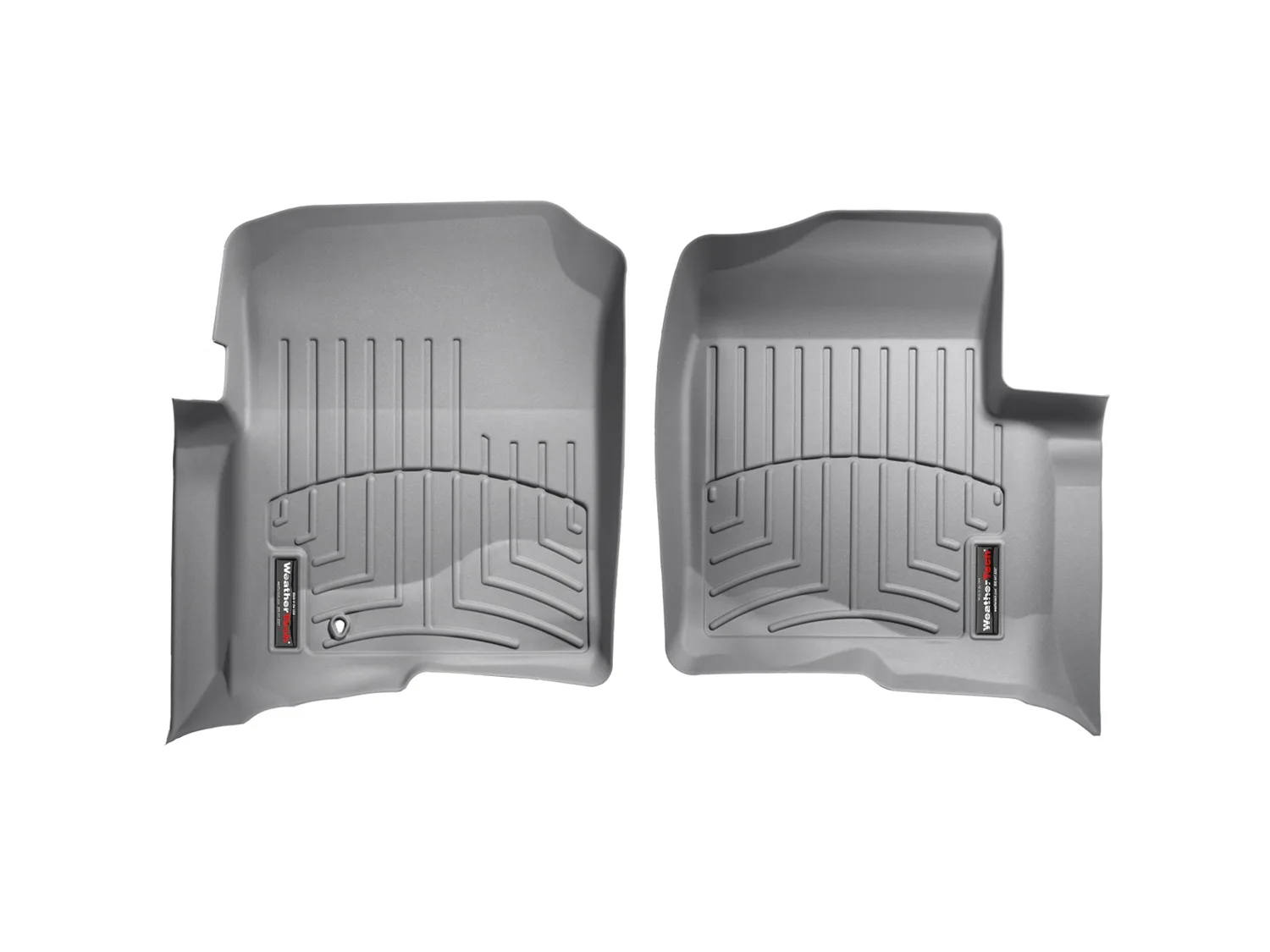 WeatherTech FloorLiner™ DigitalFit®; Gray; Front;