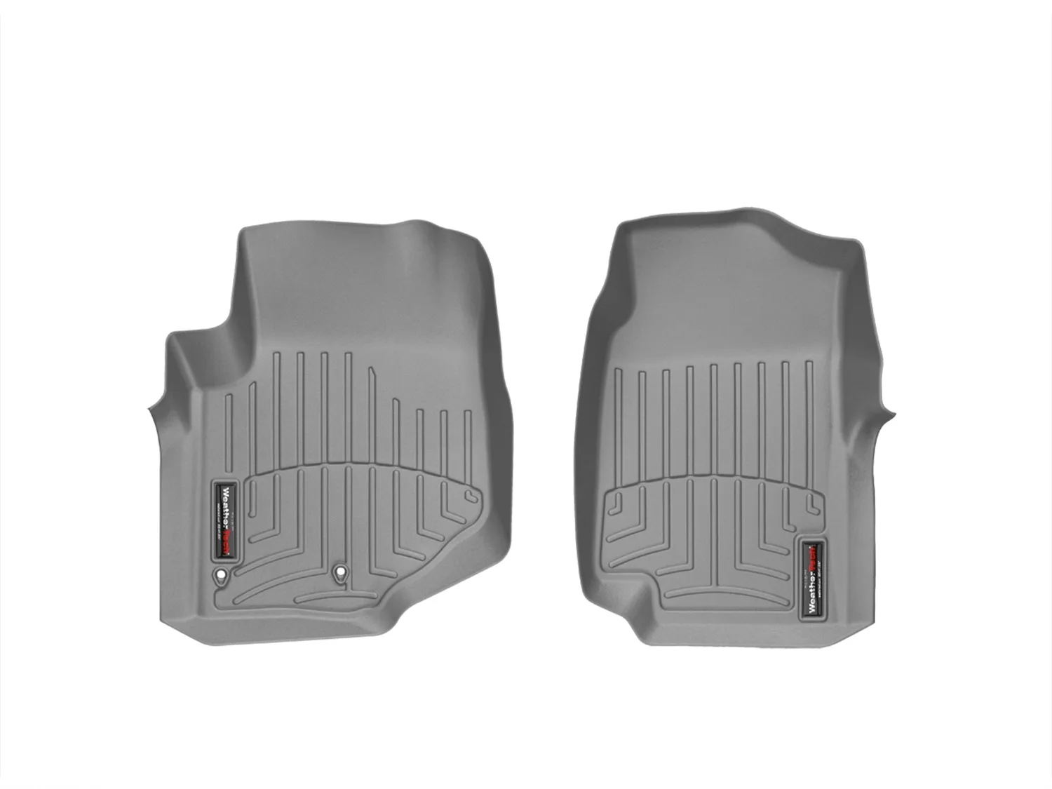 WeatherTech FloorLiner™ DigitalFit®; Gray; Front;