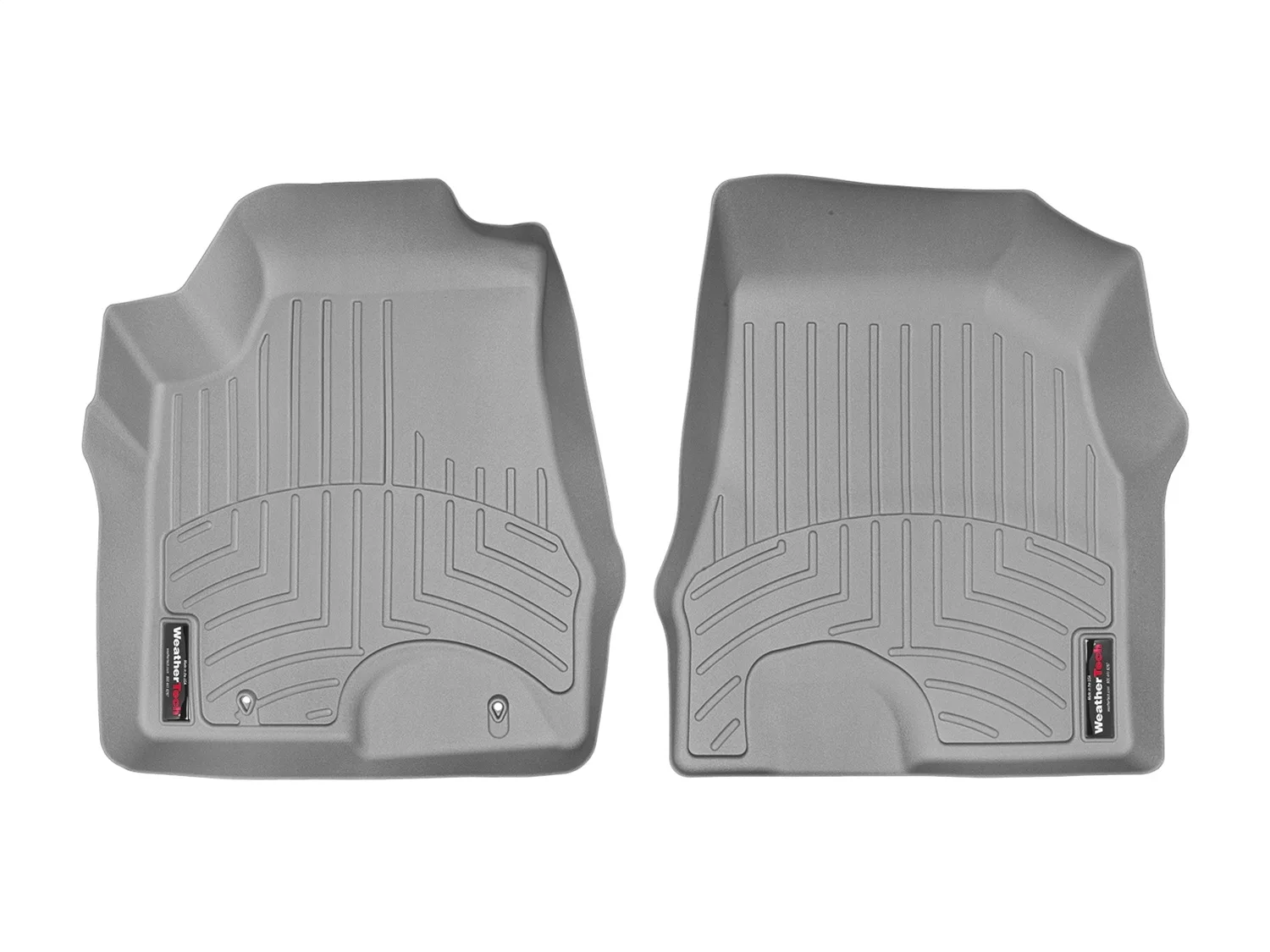 WeatherTech FloorLiner™ DigitalFit®; Gray; Front;