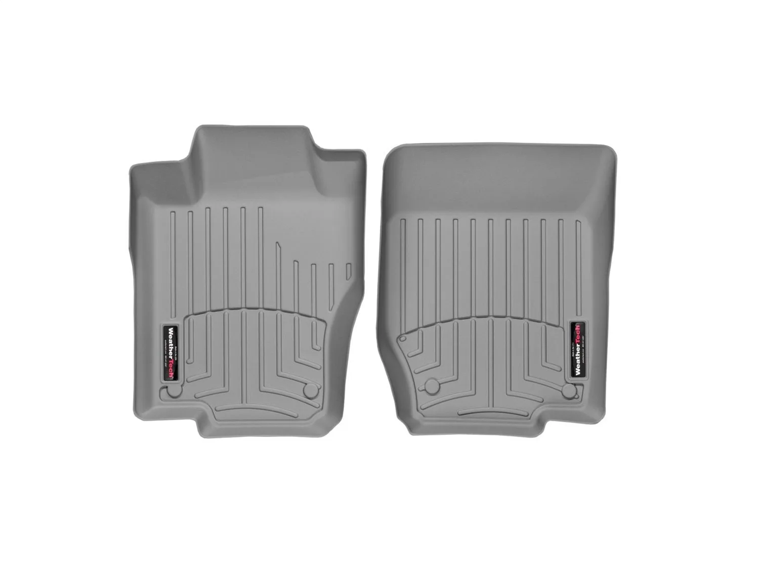 WeatherTech FloorLiner™ DigitalFit®; Gray; Front;