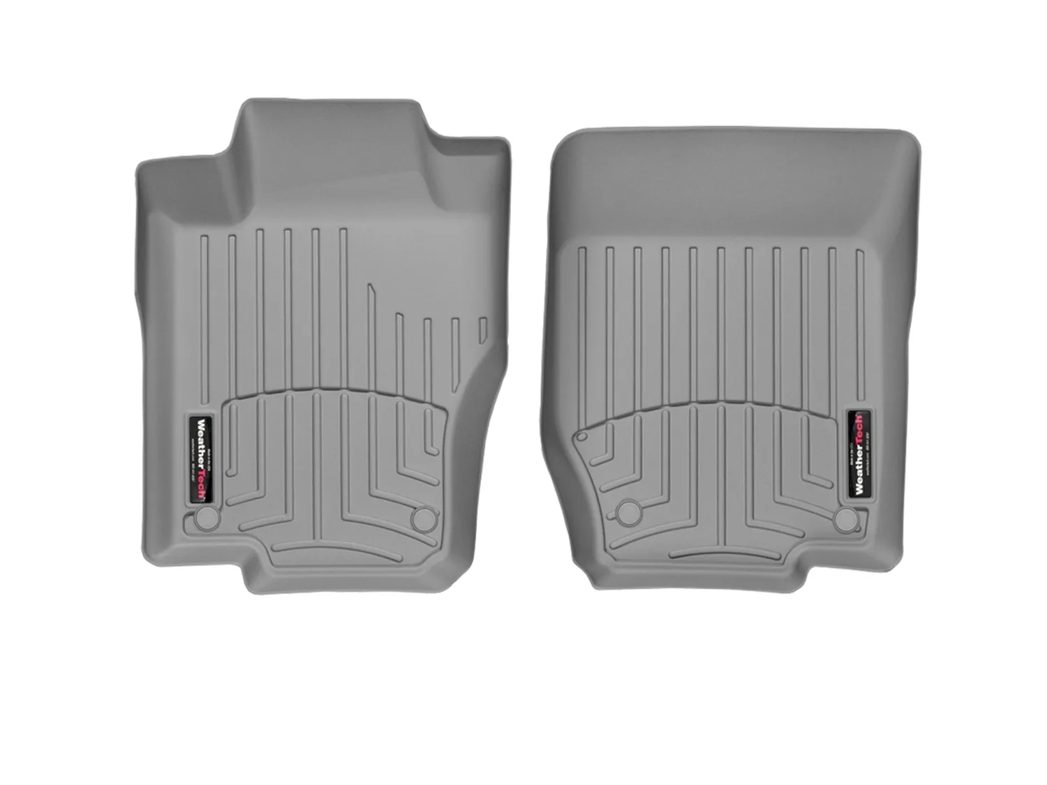 WeatherTech FloorLiner™ DigitalFit®; Gray; Front;